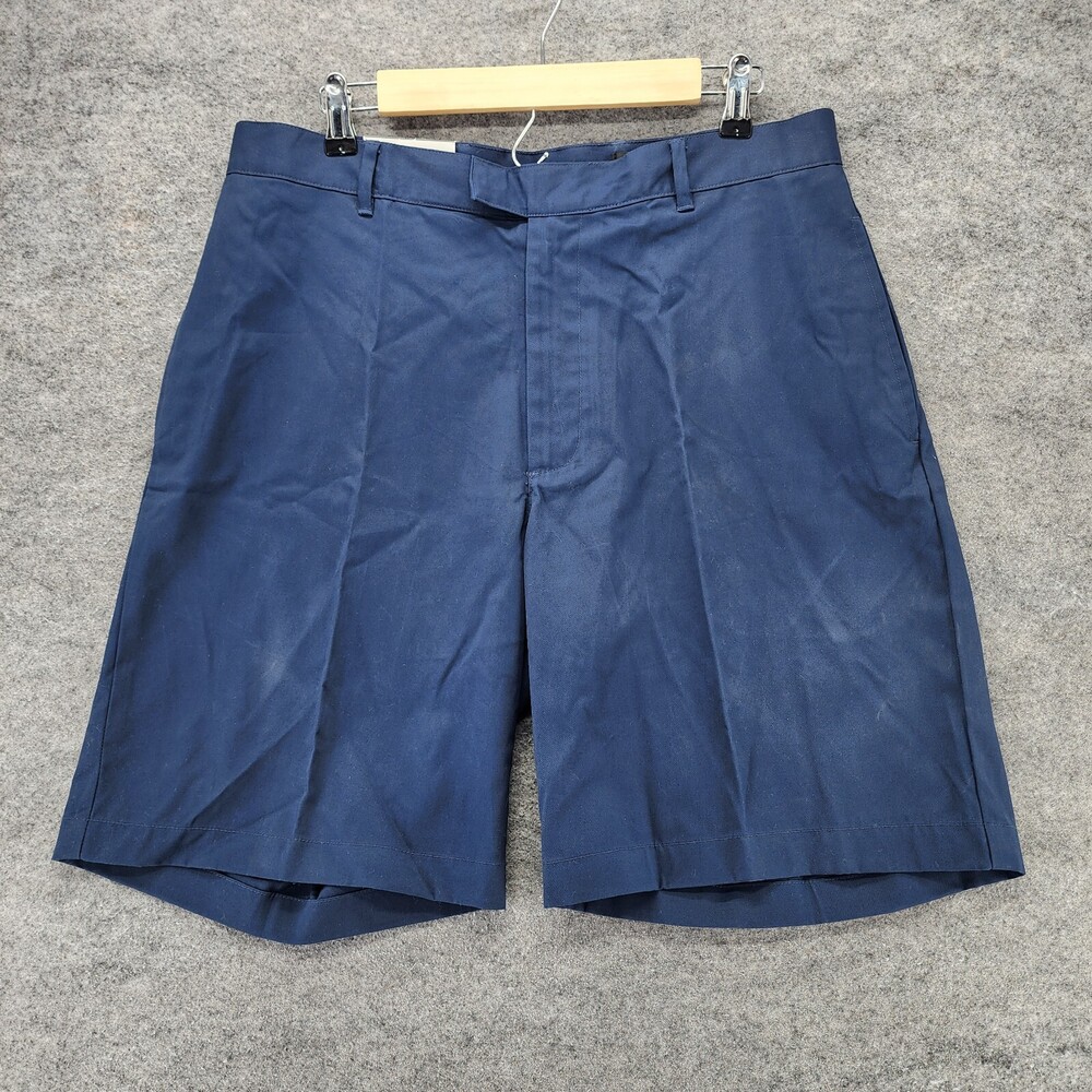 Greg Norman Shorts Mens 34 Blue Chino Essentials Golf